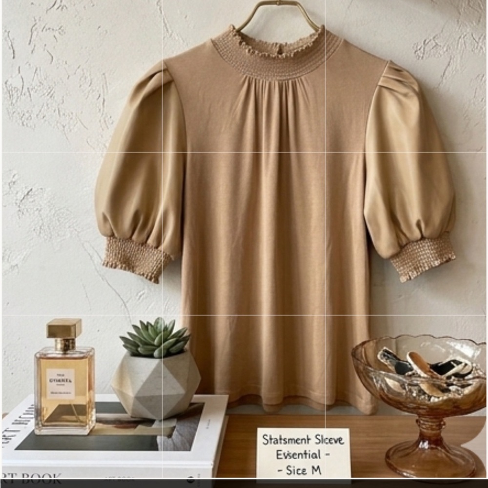Ellen Tracy Unique Blouse medium A+++